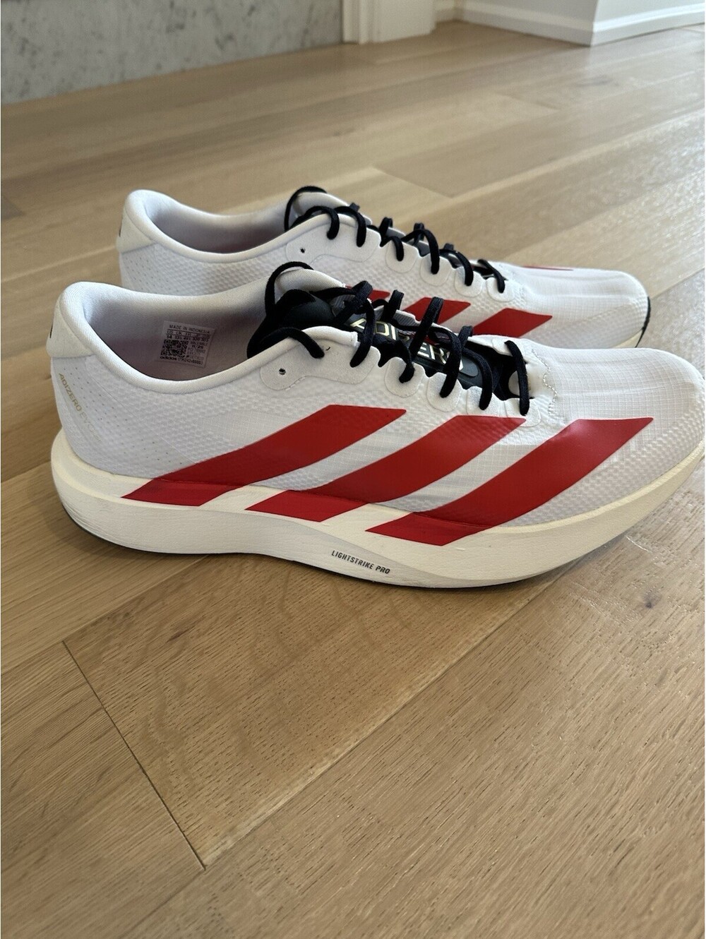 Adizero Evo SL Men’s Size 14 Red & White